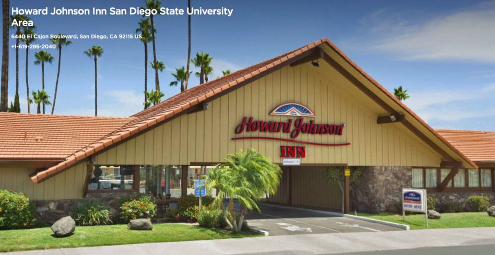 Howard Johnson University Inn - Sdsu - San Diego State University 외부 사진